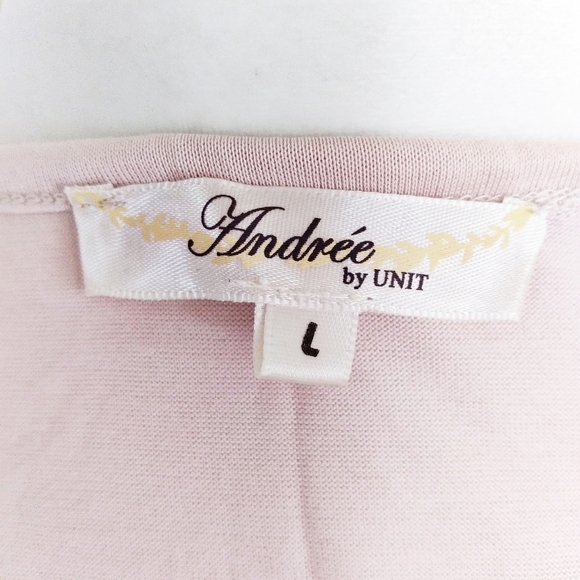 Andrée by Unit Pale Pink Peplum Dolman Blouse - Picture 6 of 7